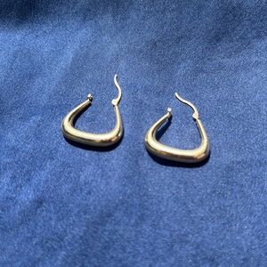 Vintage 14k gold hoop earrings